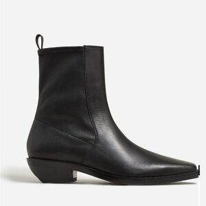 Madewell Idris Leather Ankle Boots Size 8
